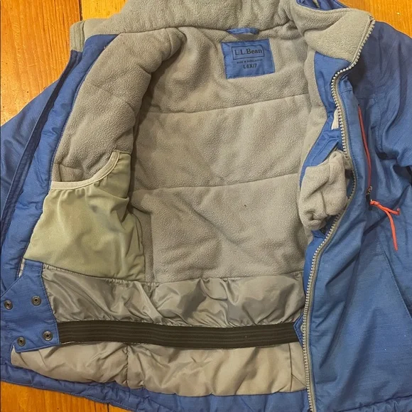 L.L. Bean Kids Patroller Ski Jacket Winter Coat Kids Blue 6X/7 Youth